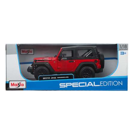 Автомобиль MAISTO Jeep 1:18 без механизмов красный