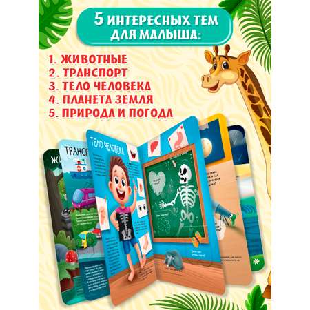 Книга Проф-Пресс картонная с окошками 23.5х31.5 см. Моя первая энциклопедия 10 стр