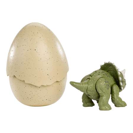 Набор археологический Jurassic World Динозавр в яйце Трицератопс FMB94