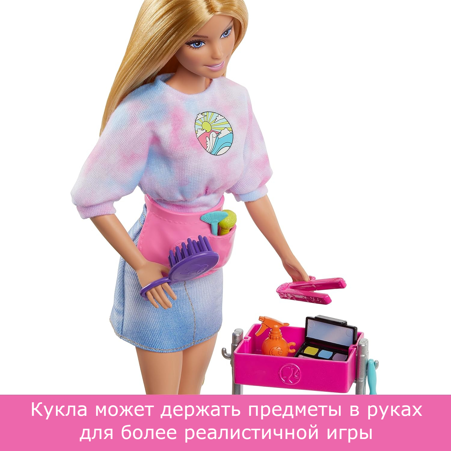 Кукла модельная Barbie Малибу Стилист HNK95 - фото 3