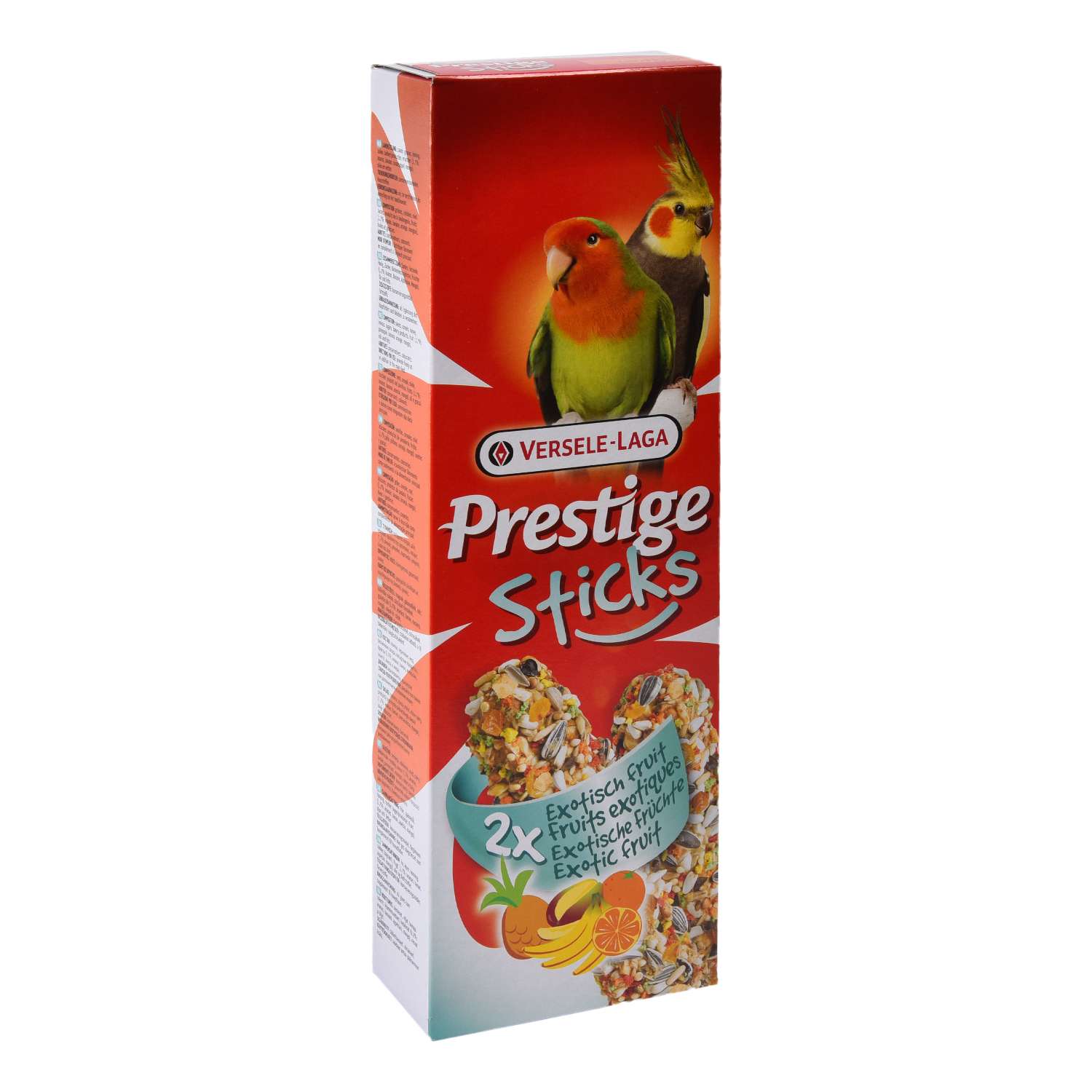 Лакомство для попугаев Versele-Laga Prestige средних Палочки с экзотическими фруктами 70г 2шт - фото 1