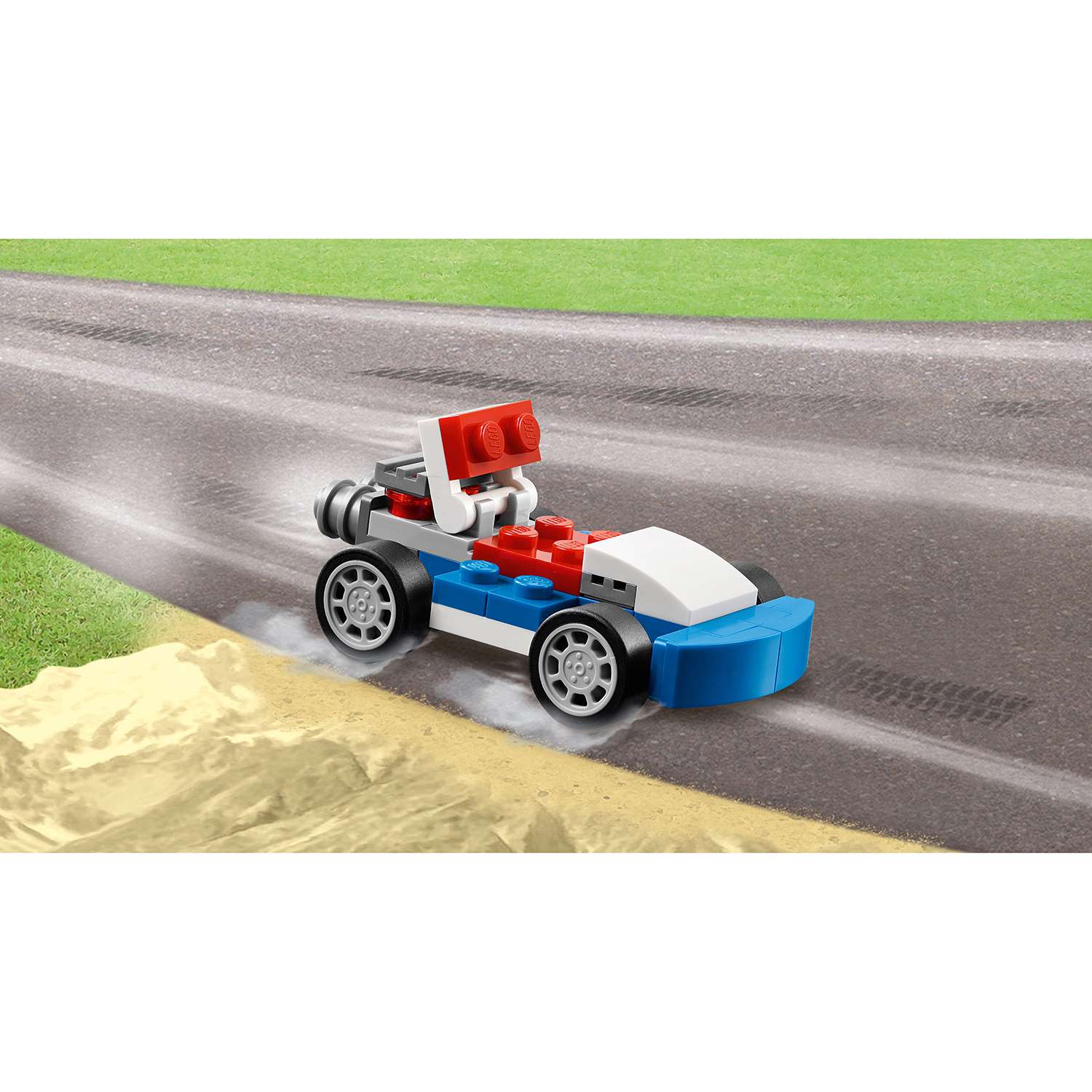 Конструктор LEGO Creator Синий гоночный автомобиль (31027) - фото 6