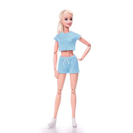 Комплект одежды для кукол Barbie VIANA голубой и белый