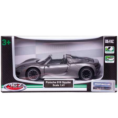 Автомобиль Abtoys Porsche MSZ 1:43 серый