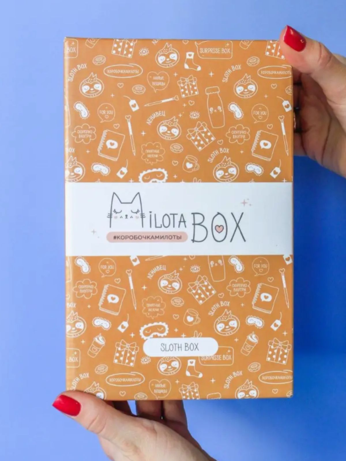 Подарочный бокс для девочки iLikeGift Milota Box mini ленивец - фото 2