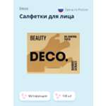 Салфетки для лица DECO. матирующие с экстрактом бамбука 100 шт