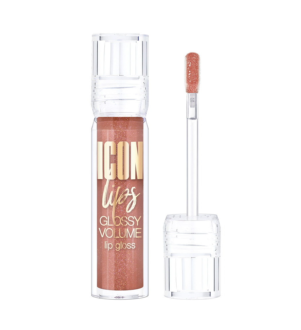 Блеск для губ Luxvisage ICON LIPS с эффектом объема Тон 506 CARAMEL BEIGE - фото 2