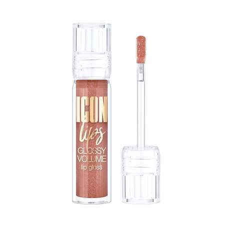 Блеск для губ Luxvisage ICON LIPS с эффектом объема Тон 506 CARAMEL BEIGE