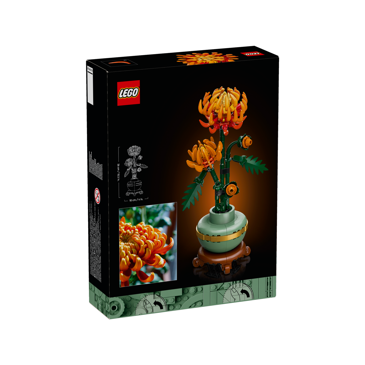 Конструктор LEGO Icons Хризантема 10368 - фото 3