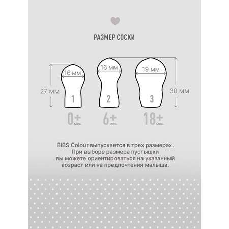 Набор 2 шт. Соска-пустышка BIBS Colour Dark Oak/Blush 6+ месяцев