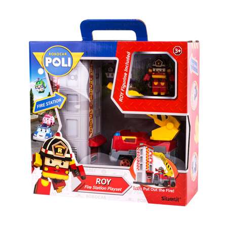 Игровой набор POLI Пожарная станция с фигуркой Рой