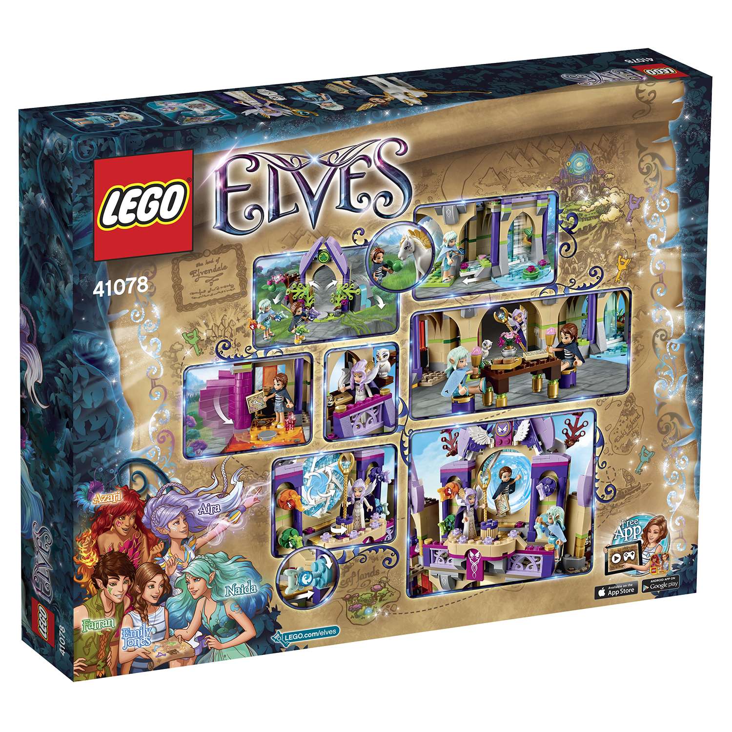 Конструктор LEGO Elves Небесный замок Скайры (41078) - фото 3