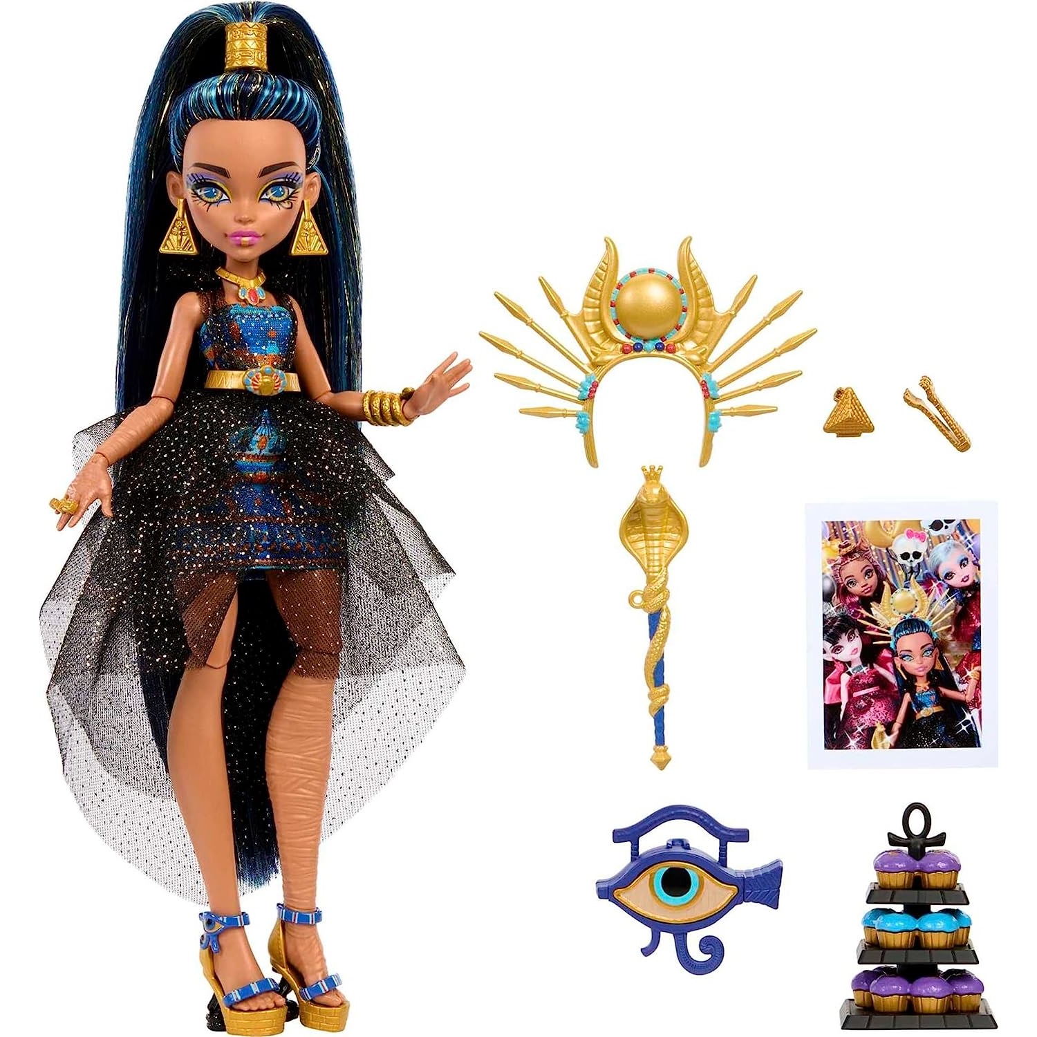 Кукла Monster High Series Monster Ball Cleo HNF70 купить по цене 5399 ₽ в  интернет-магазине Детский мир