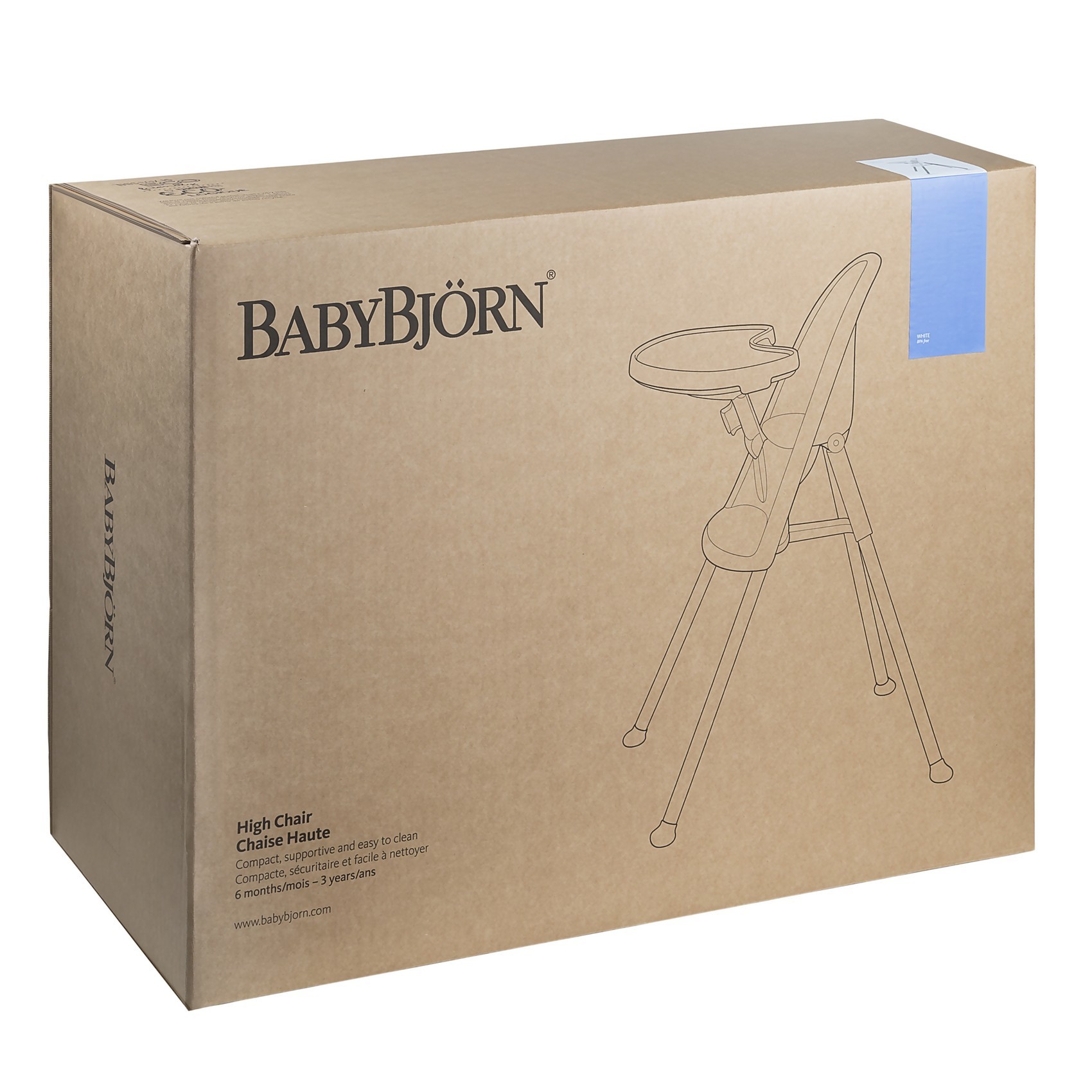 Стул для кормления BabyBjorn High Chair Белый - фото 5