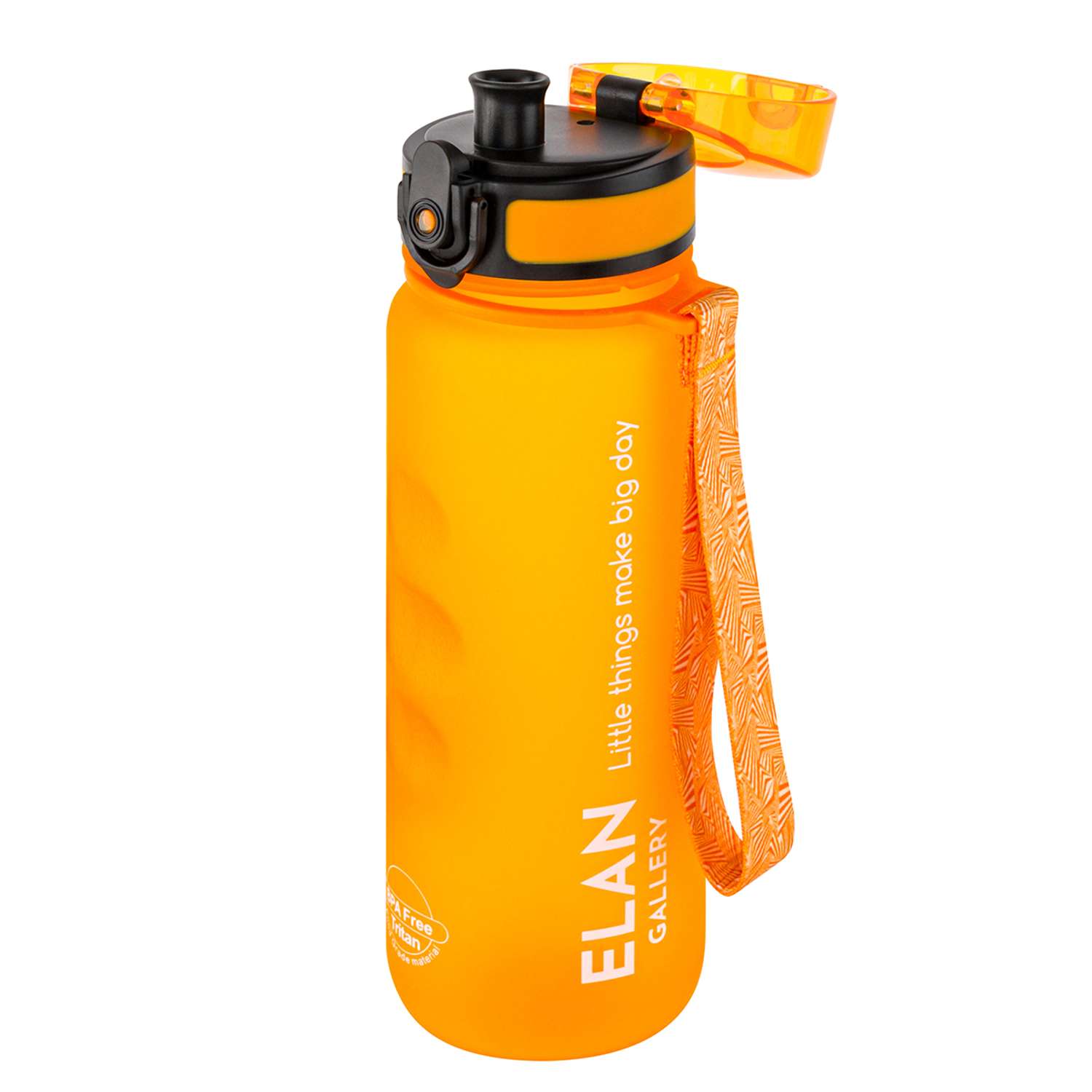 Бутылка для воды Elan Gallery 500 мл Style Matte оранжевая - фото 1