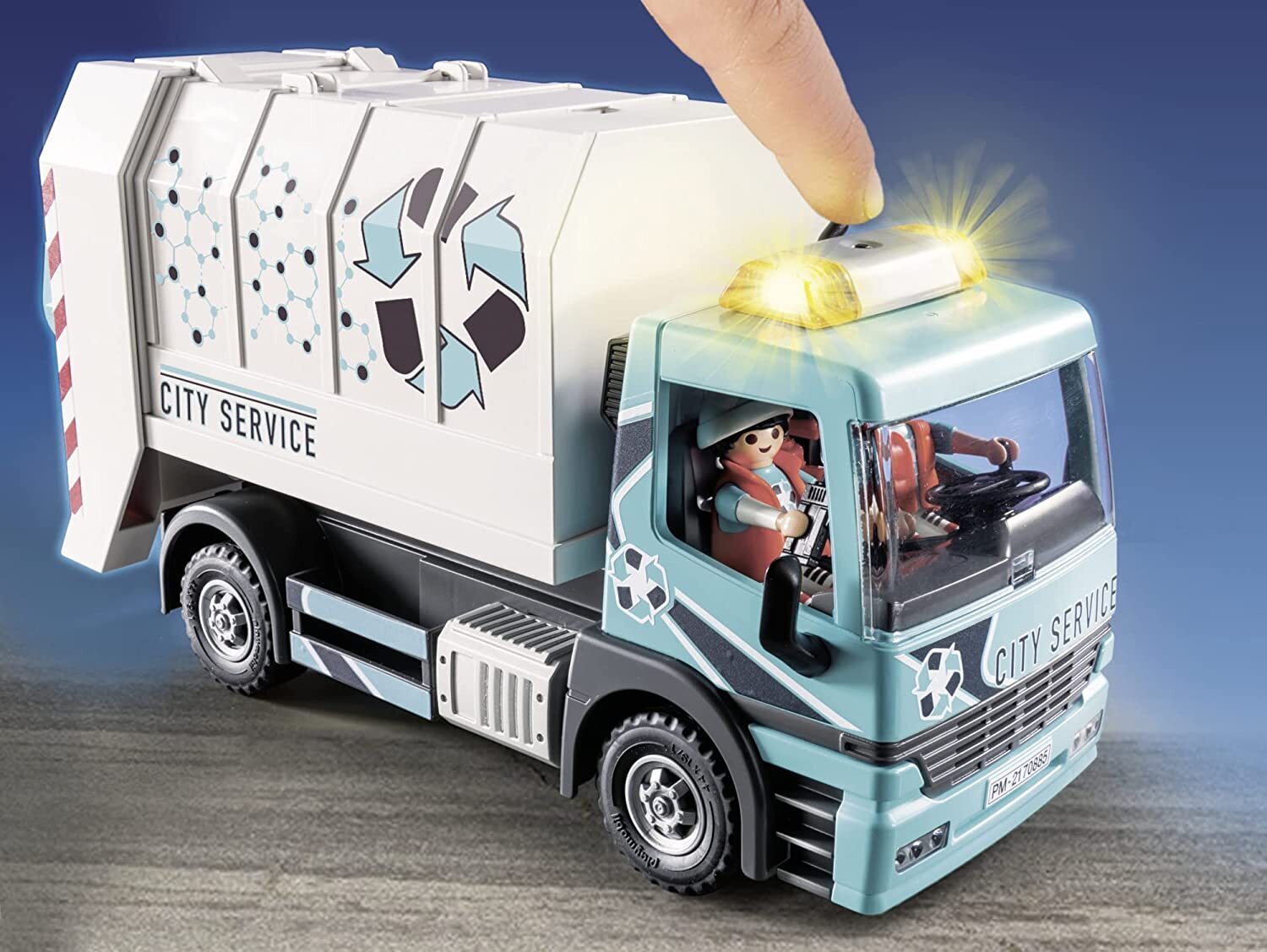 Конструктор Playmobil City Recycling Truck Городской мусоровоз - фото 6