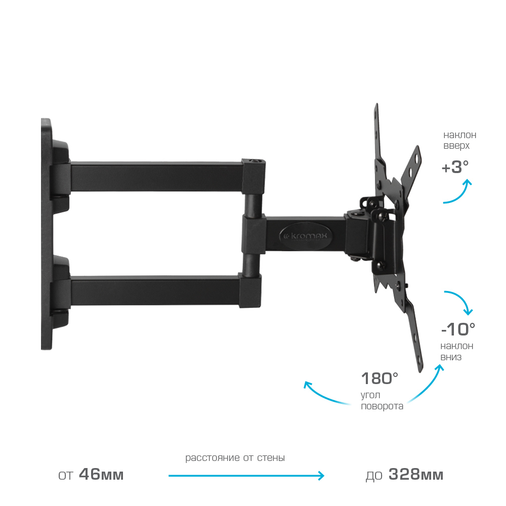 Кронштейн для телевизоров KROMAX GALACTIC-12 - фото 6