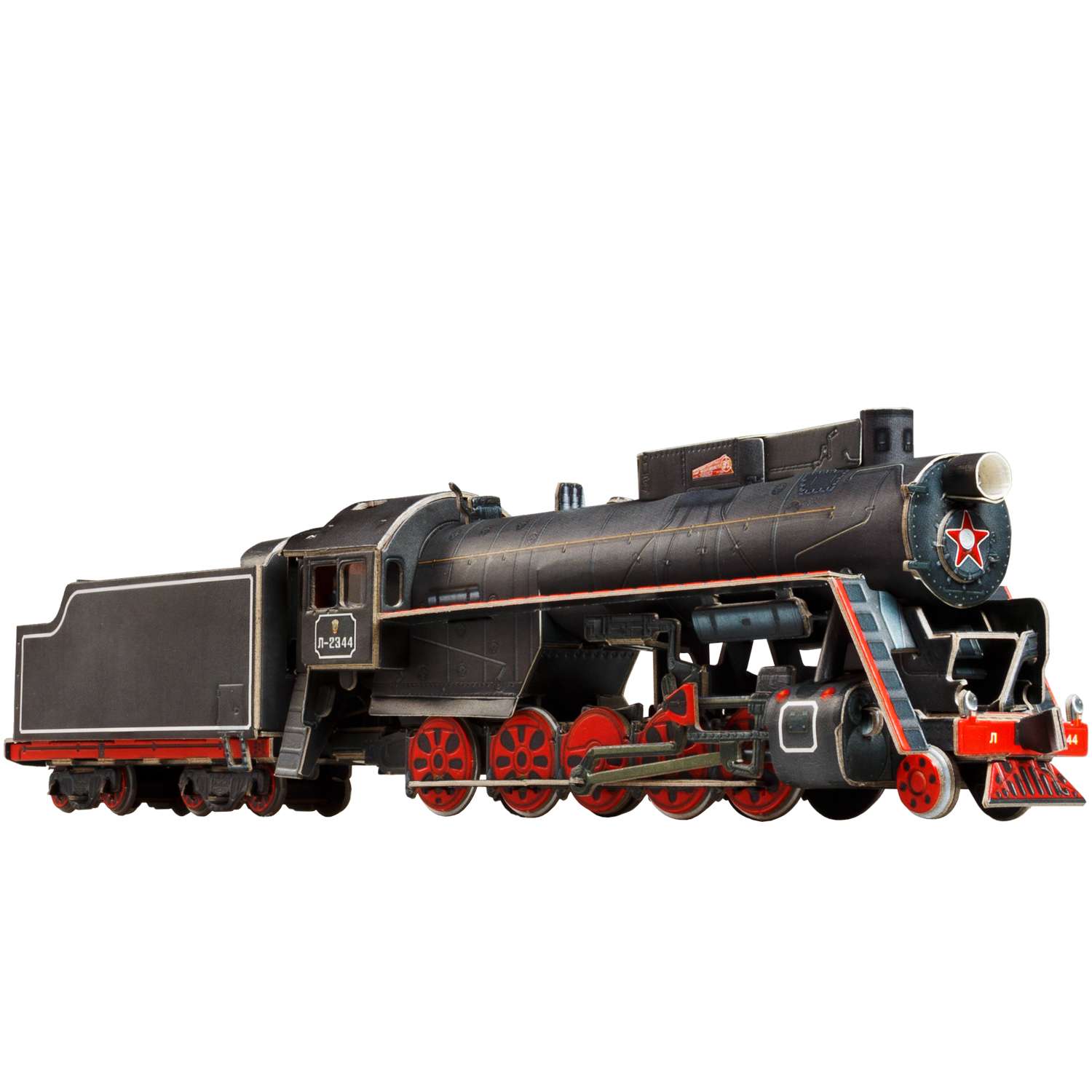 Сборная модель Умная бумага Магистральный грузовой паровоз. арт. 603 603 - фото 4