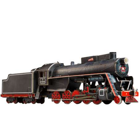 Сборная модель Умная бумага Магистральный грузовой паровоз. арт. 603