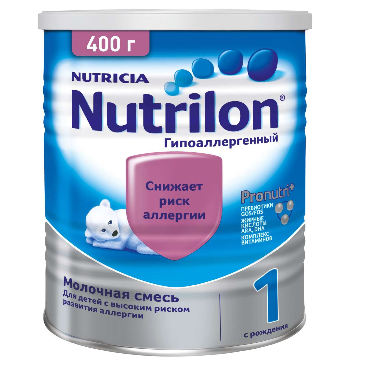 Смесь молочная Nutrilon 1 гипоаллергенная 400г с 0 месяцев - фото 1