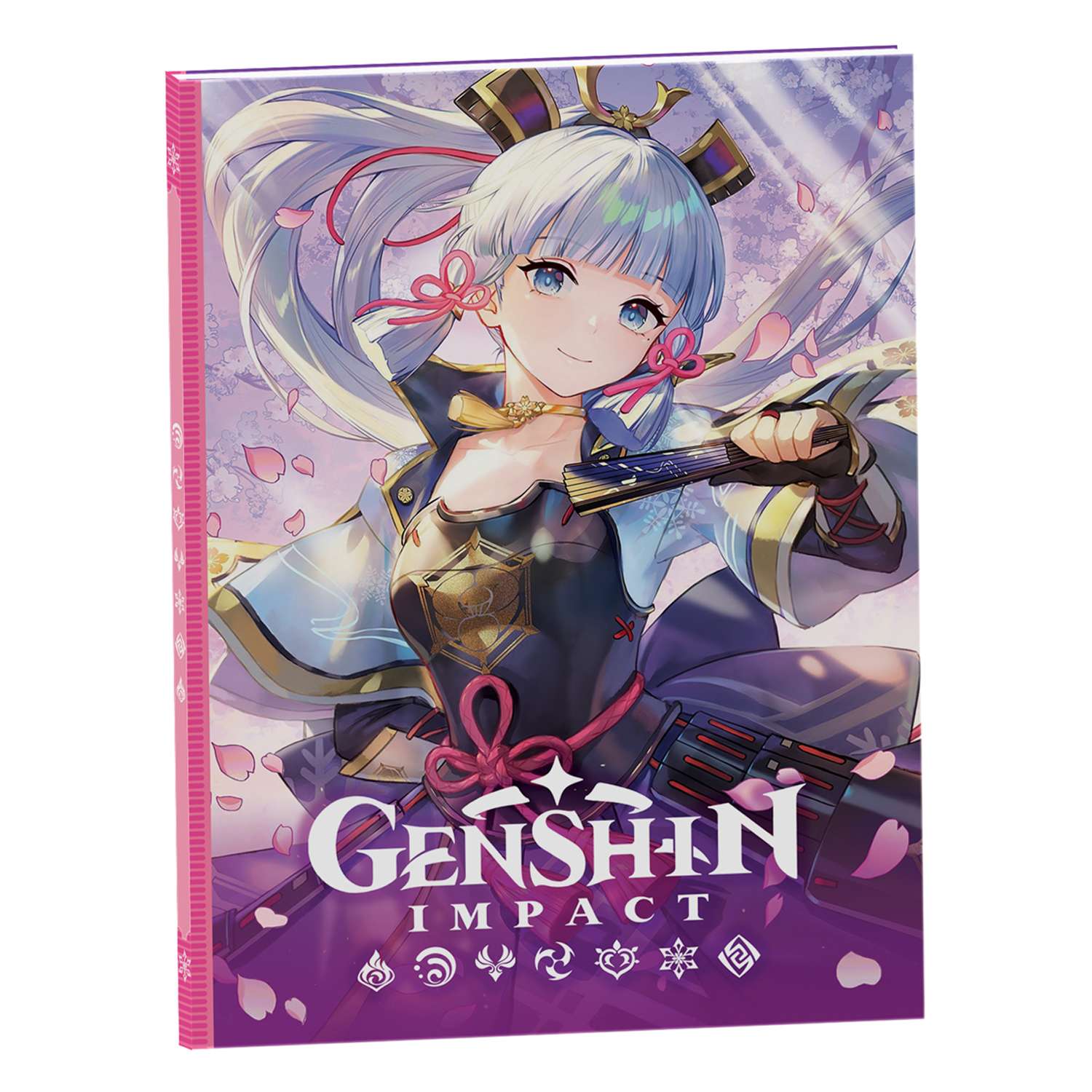 Книга Genshin Impact на каждый день с наклейками Розовый - фото 1