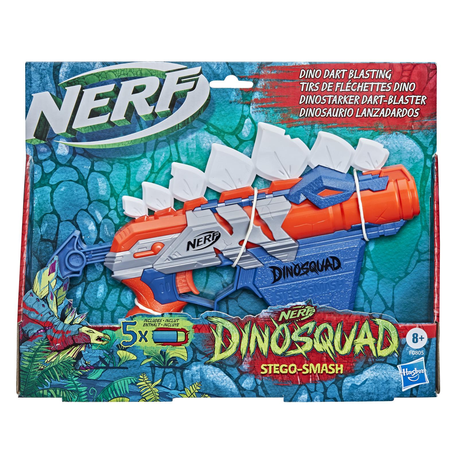 Набор игровой Hasbro (Nerf) Бластер Дино Стегосмэш F0805EU4 купить по цене  999 ₽ в интернет-магазине Детский мир