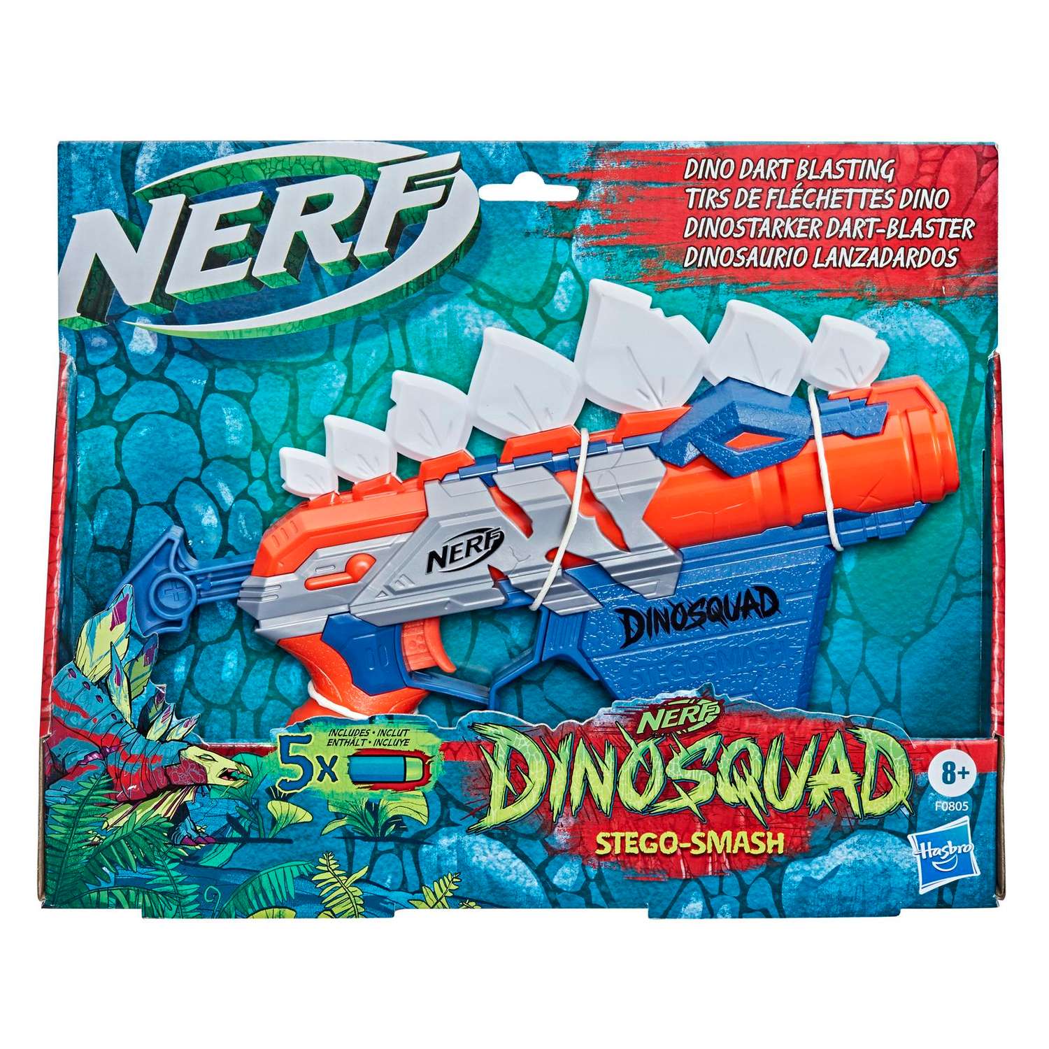 Набор игровой Hasbro (Nerf) Бластер Дино Стегосмэш F0805EU4 - фото 2