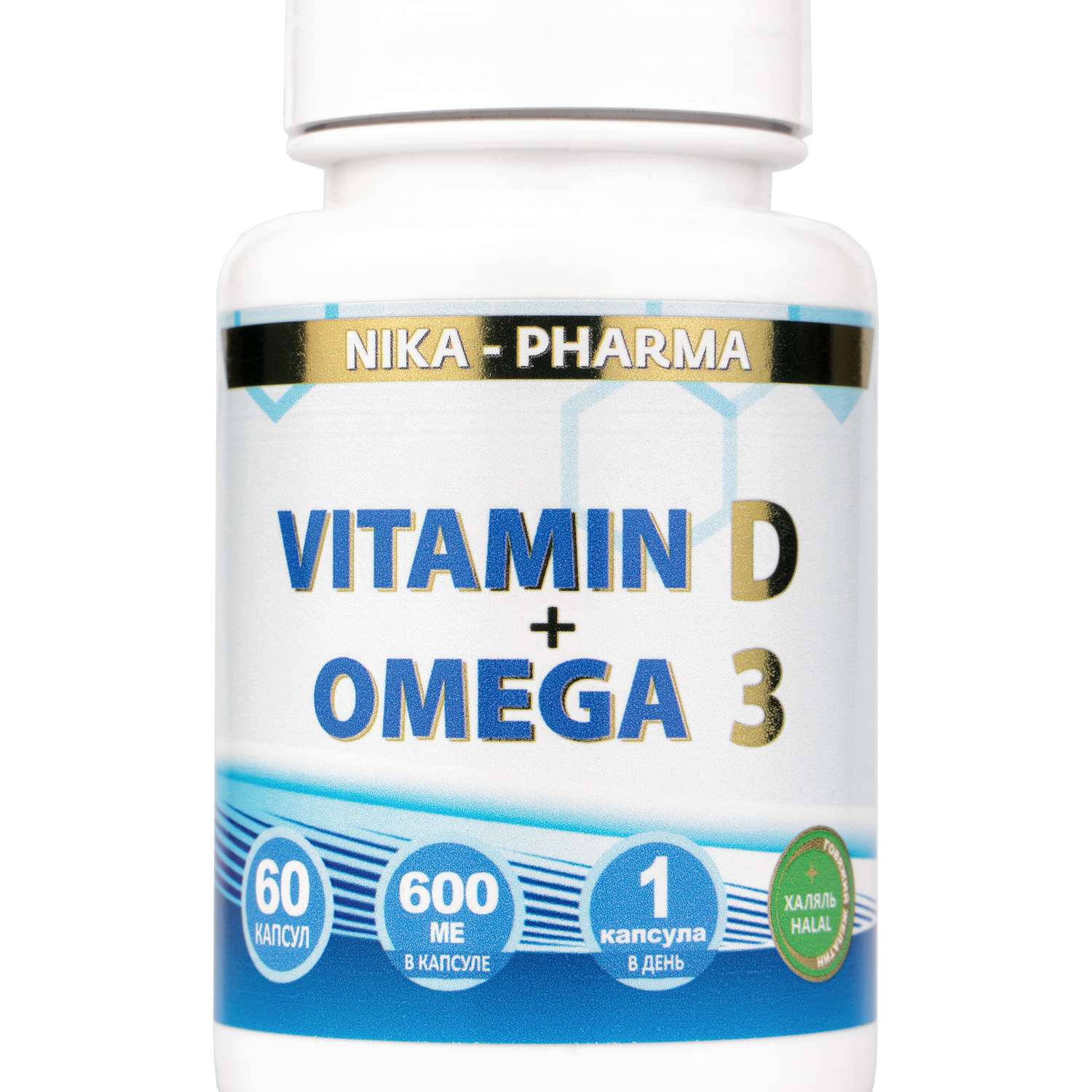 Витамин Д + Омега 3 NIKA-PHARMA Халяль - фото 1