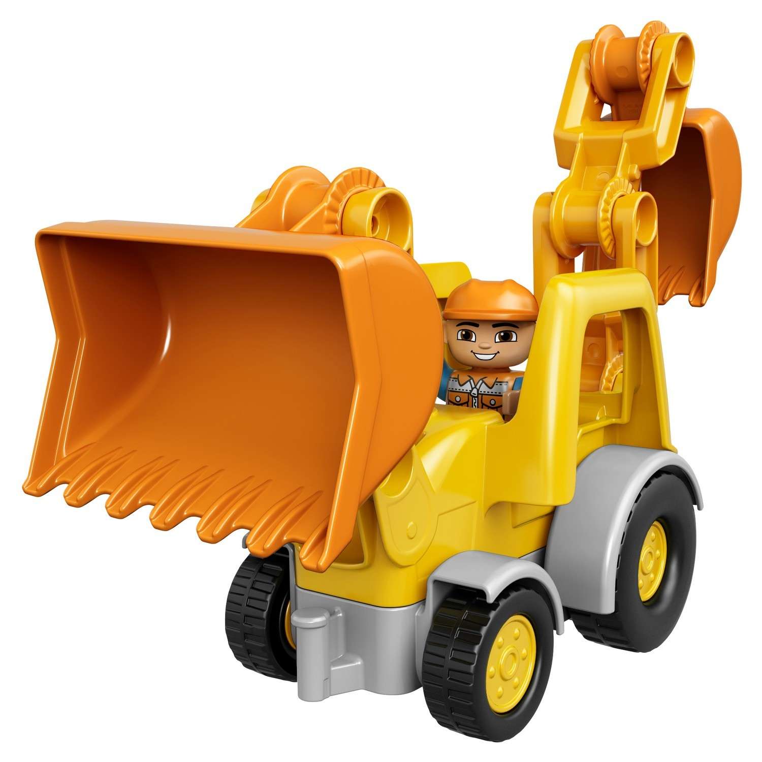 Конструктор LEGO DUPLO Town Экскаватор-погрузчик (10811) - фото 9