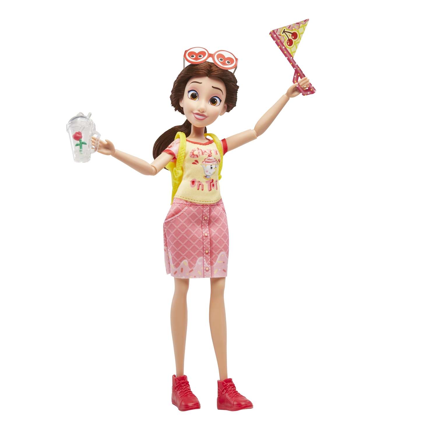 Кукла Disney Princess Hasbro Комфи Белль с аксессуарами E84055L0 E83945L0 - фото 1