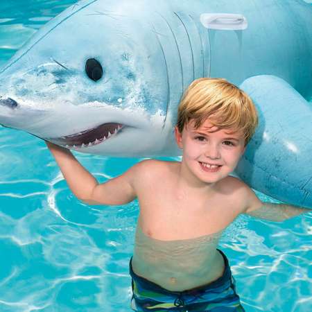 Надувная игрушка BESTWAY для плавания Акула 183х102см 41405
