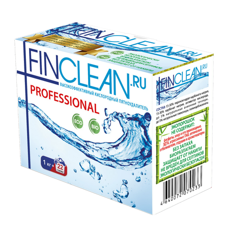 Кислородный пятновыводитель FINCLEAN.RU Professional 1 кг - 22 стирки