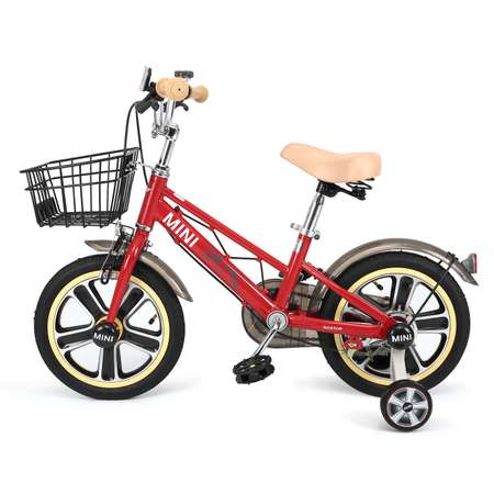 Велосипед Rastar Mini Cooper 14" с корзиной Красный