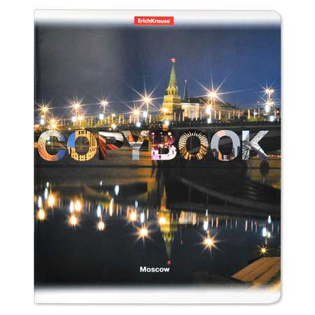 Тетрадь ErichKrause Moscow Night 48л. клетка в ассортименте