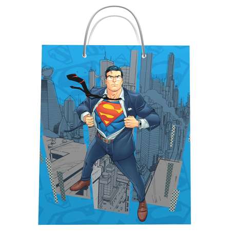 Пакет подарочный ND PLAY Superman 33*40*15 см 292325