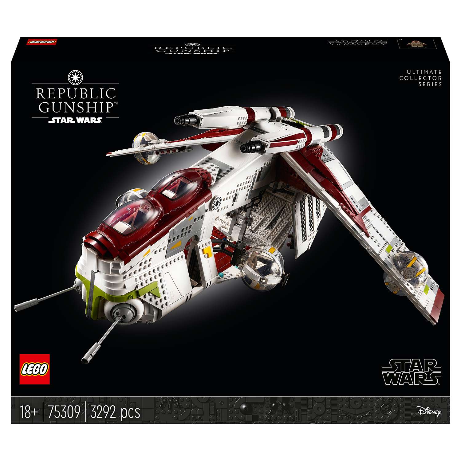 Конструктор LEGO Star Wars Боевой корабль Республики 75309 - фото 2