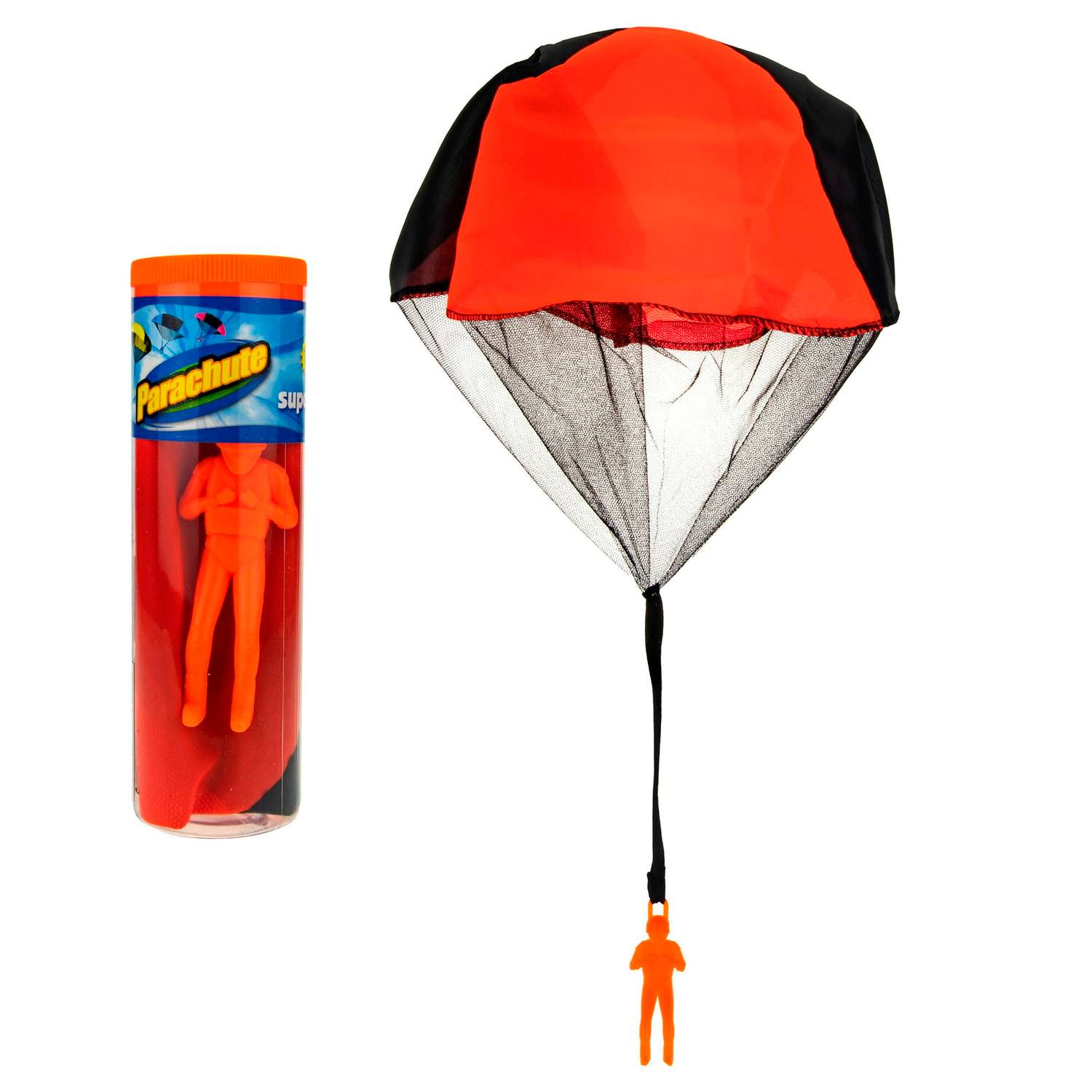 Игровой набор 1 TOY парашютист оранжевый - фото 2