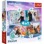 Пазл Тref Frozen2 Удивительный мир 4в1 71элемент 34381