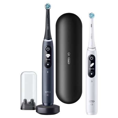 Электрическая зубная щетка ORAL-B iO 7 DUO Black Onyx White Alabaster