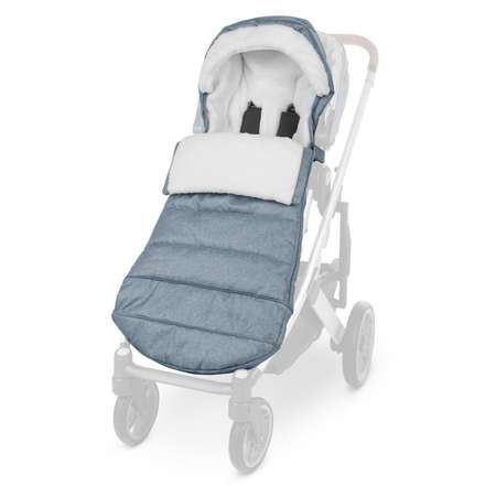 Чехол для коляски UPPAbaby утепленный Голубой меланж