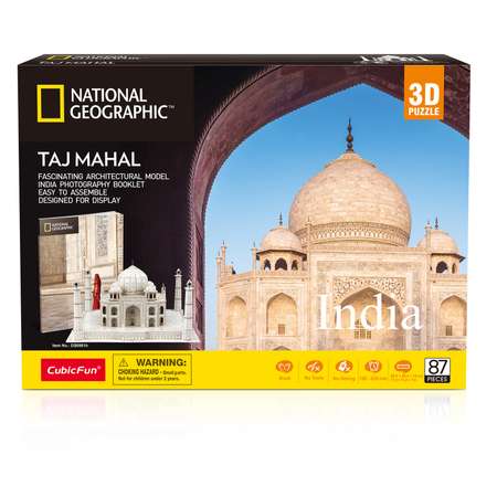 Пазл CubicFun National Geographic Тадж-Махал 3D 87деталей DS0981h