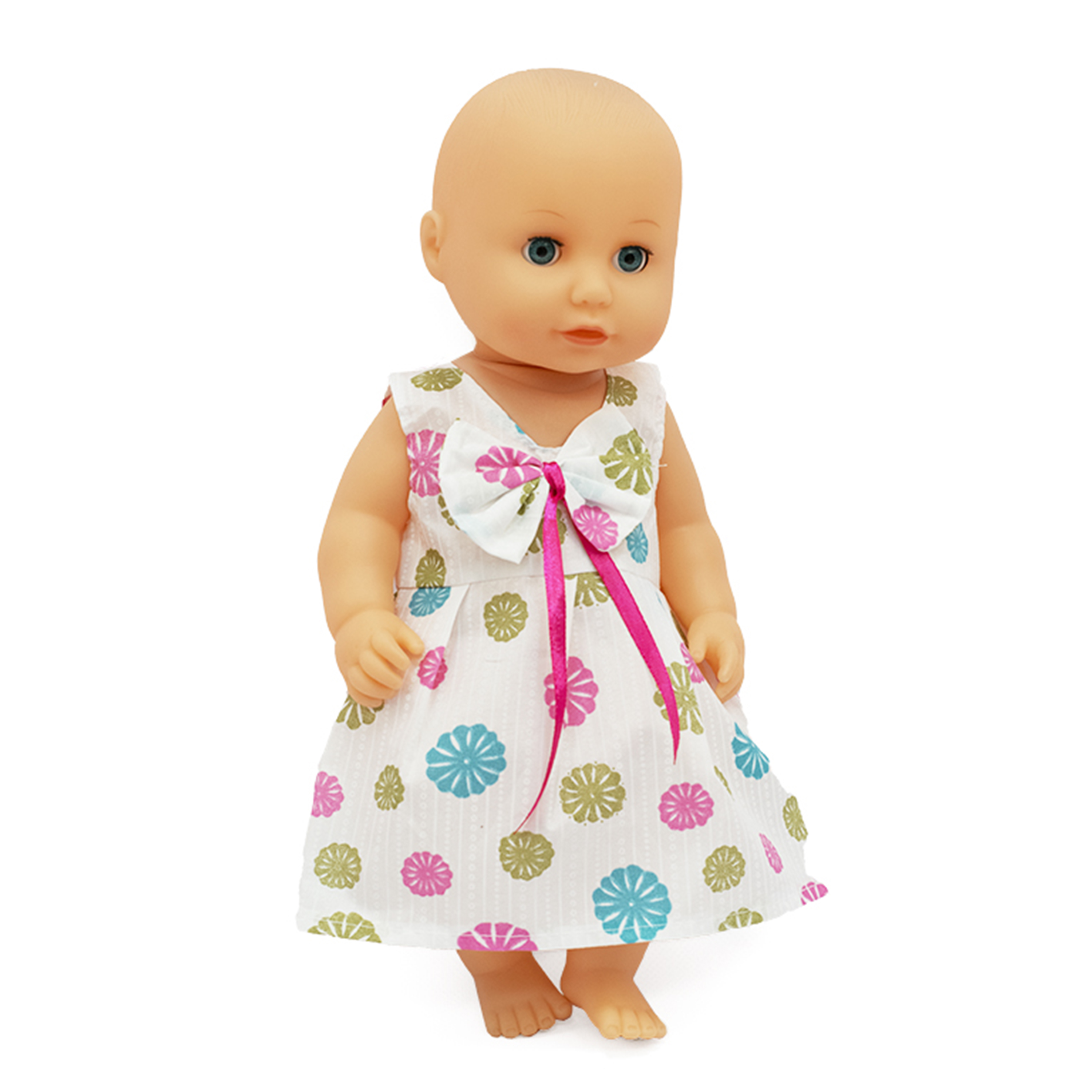 Одежда для пупса SHARKTOYS платье цветочная поляна на куклу высотой 38-43 см. 33800003 - фото 1