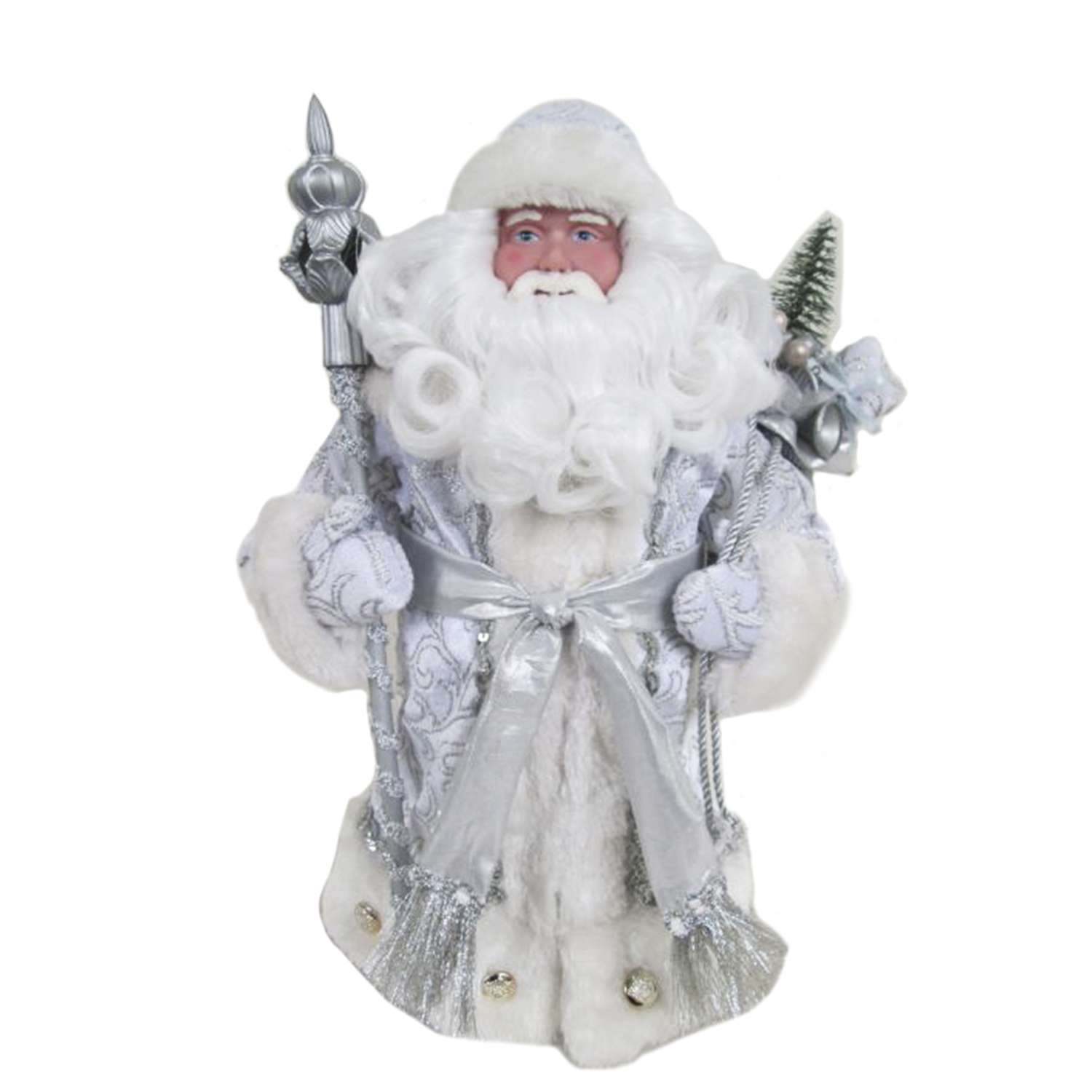 Фигурка новогодняя Magic Time Дед Мороз в серебряном костюме - фото 1