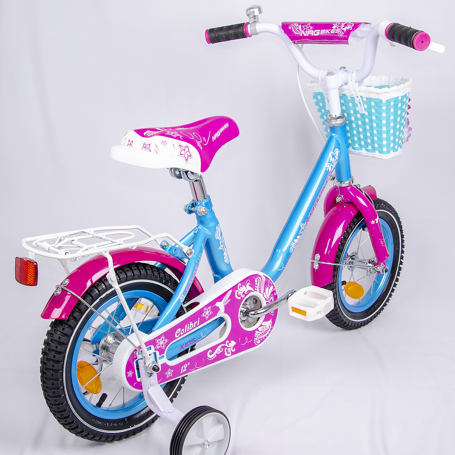 Велосипед NRG BIKES COLIBRI 12 mint-pink - фото 3