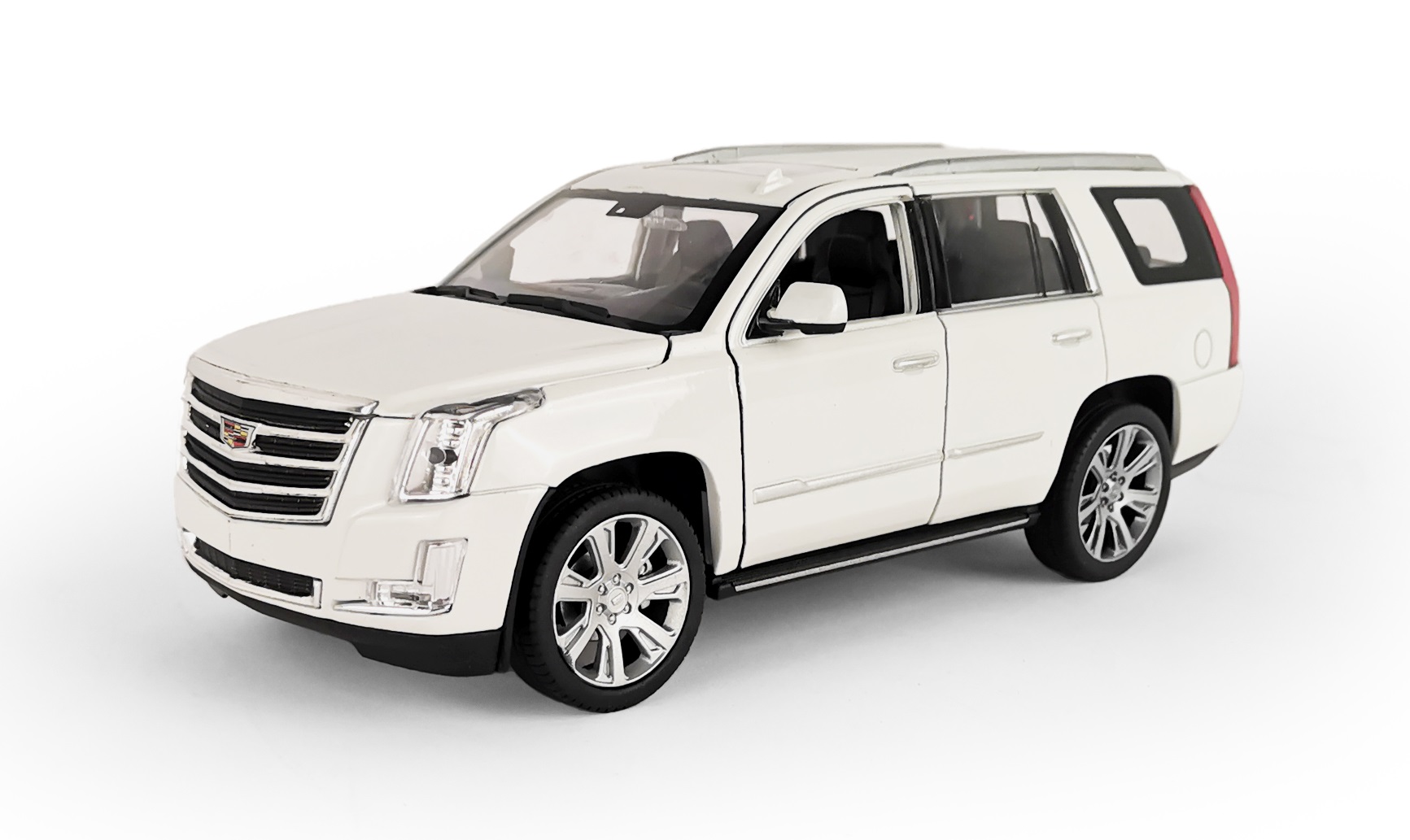 Автомобиль Welly Cadillac Escalade 1:24 белый 24084W - фото 1