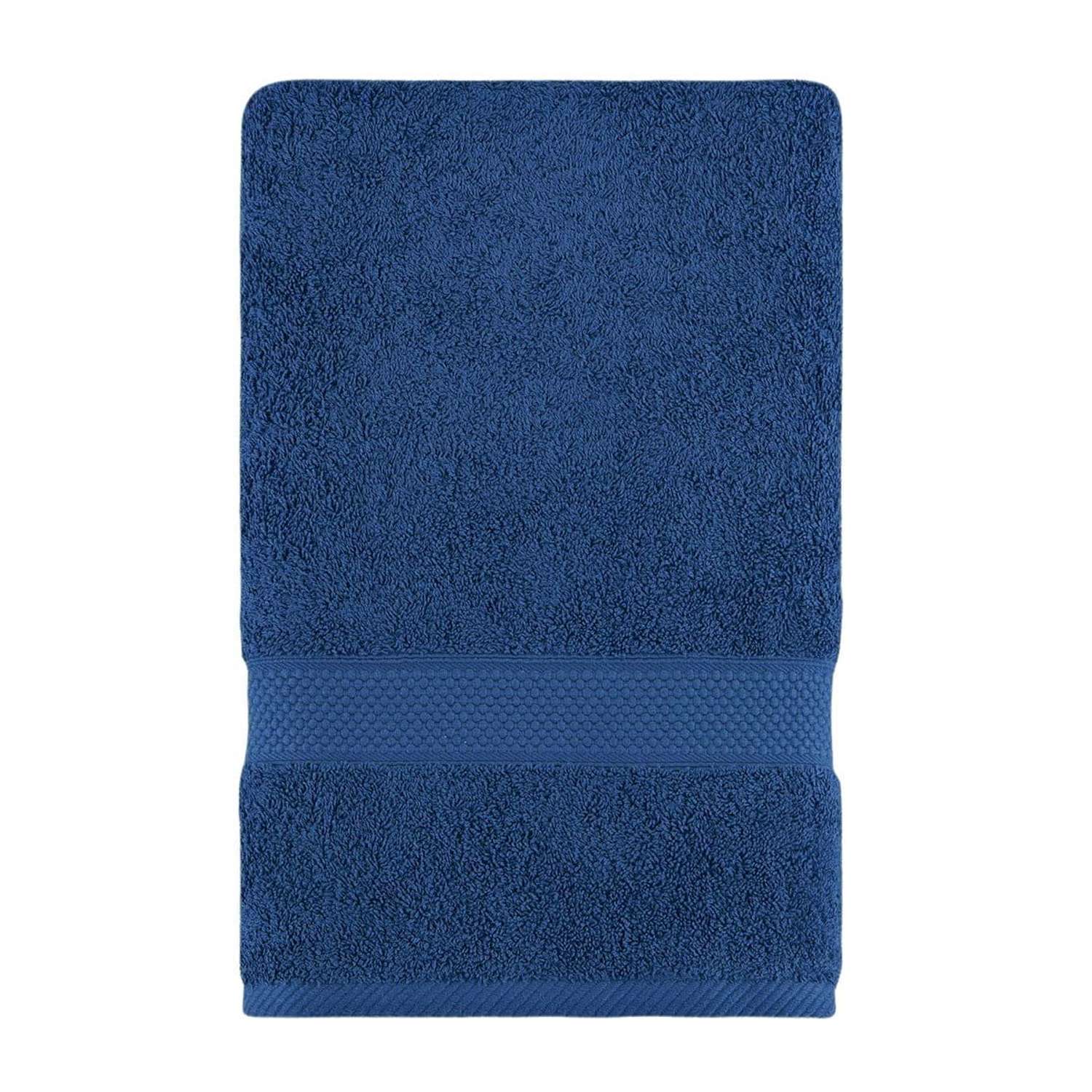 Полотенце для ванной Arya Home Collection однотонное 70х140 см Miranda Soft Темно-Синий - фото 1