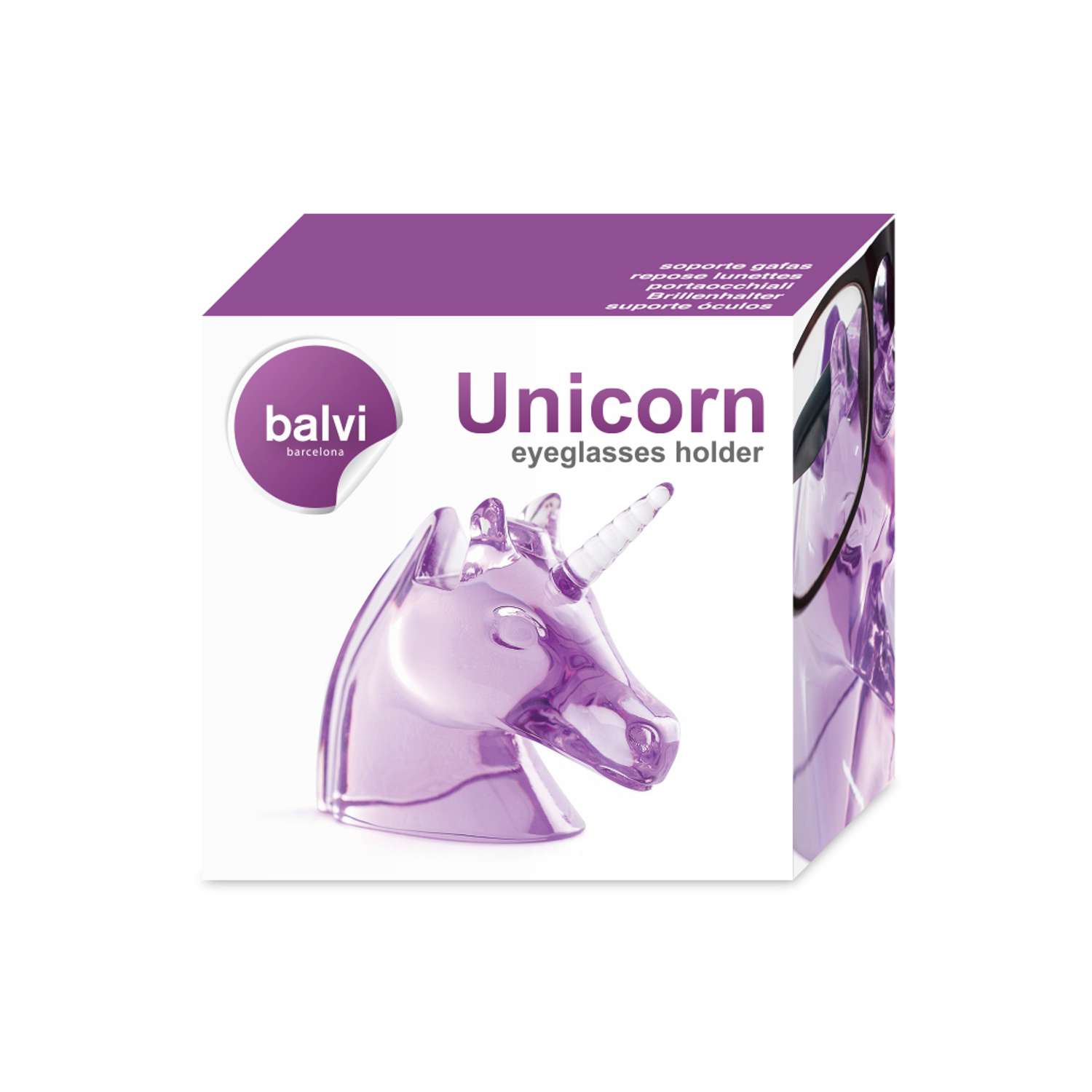 Держатель для очков Balvi Unicorn фиолетовый - фото 4