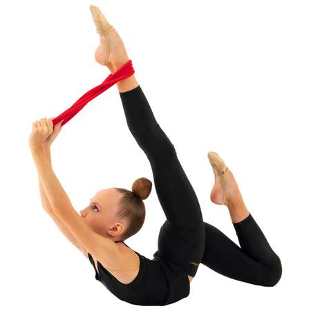 Скакалка Grace Dance гимнастическая. 3 м. цвет красный