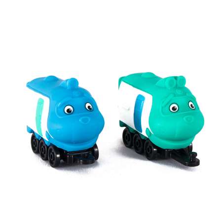 Набор Chuggington паровозик с вагончиком Хут и Тут