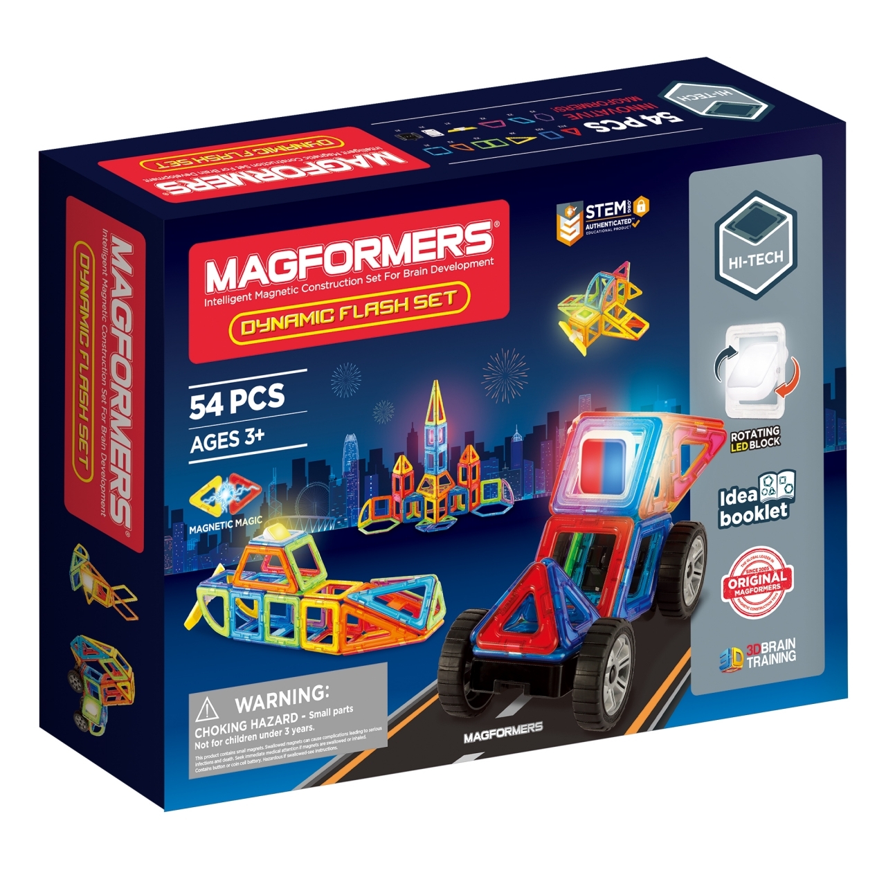 Магнитный конструктор Magformers Dynamic Flash Set 54 детали - фото 7